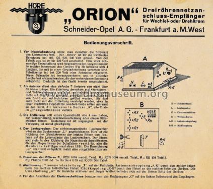 SO-N4; Schneider-Opel AG, (ID = 2638451) Radio