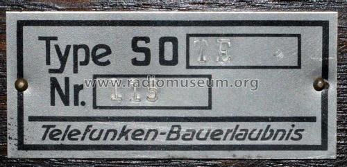 Teledyn SO TE ; Schneider-Opel AG, (ID = 2069105) Radio