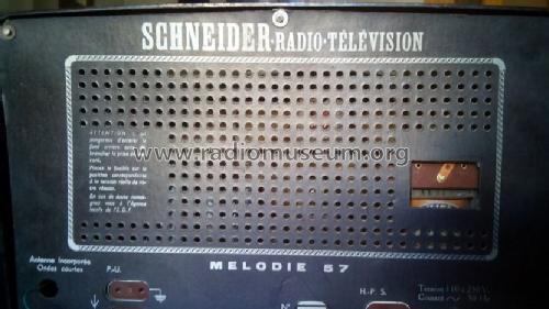 Melodie 57 ER7; Schneider Frères, (ID = 1576940) Radio