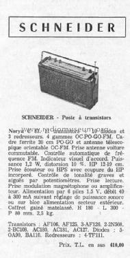 Norya C87; Schneider Frères, (ID = 1252521) Radio
