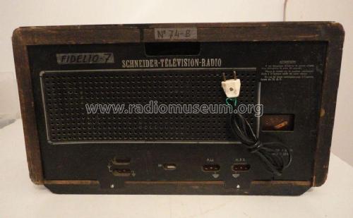 Fidélio 7; Schneider Frères, (ID = 2053654) Radio