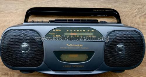 Portable Radio Cassette Recorder P-220AR; Schneider (ID = 2248134) Radio