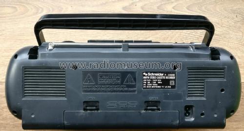 Portable Radio Cassette Recorder P-220AR; Schneider (ID = 2248135) Radio