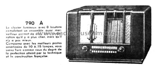 790A; Schneider Frères, (ID = 1885521) Radio