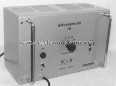 Spektrumsgenerator FV 1; Schomandl KG; (ID = 121451) Equipment