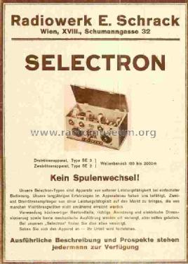 Selectron SE3; Schrack Triotron; (ID = 1584474) Radio