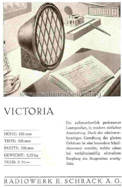 Triotron Viktoria Typ VI; Schrack Triotron; (ID = 832523) Parlante