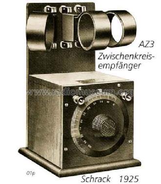 Zwischenkreisempfänger AZ3; Schrack Triotron; (ID = 2409) mod-past25