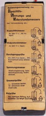 Glimmlampen-Messinstrument URC ; Schumann, Rudolf; wo (ID = 2046831) Equipment