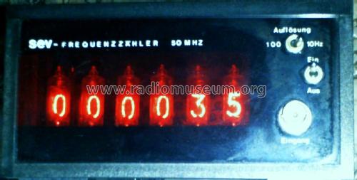 SEV - Frequenzzähler 50 MHz; Schwille-Elektronik (ID = 1941973) Ausrüstung
