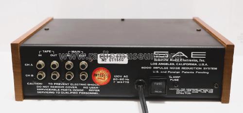 Impulse Noise Reduction System 5000; Scientific Audio (ID = 3170506) Misc