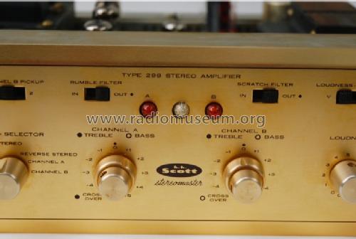 Stereomaster 299; Scott; H.H.; Maynard (ID = 681022) Ampl/Mixer