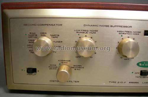 Dynaural Laboratory Amplifier 210F; Scott; H.H.; Maynard (ID = 1438425) Ampl/Mixer