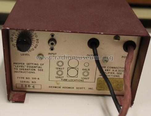 Dynaural Noise Suppressor 114-A; Scott; H.H.; Maynard (ID = 1987148) Misc