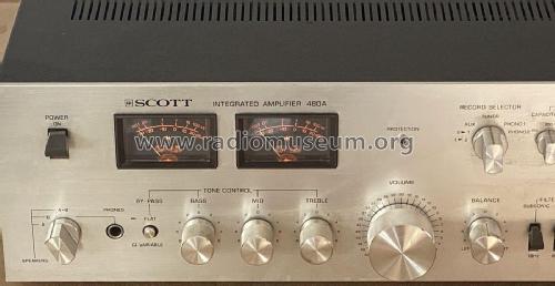 Integrated Amplifier 480A; Scott; H.H.; Maynard (ID = 2779794) Ampl/Mixer