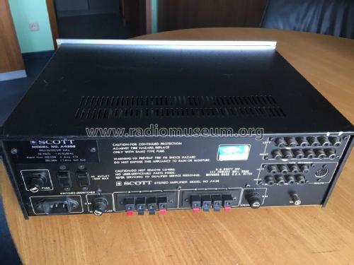 Stereo Amplifier A436 / A436E; Scott; H.H.; Maynard (ID = 2364062) Ampl/Mixer