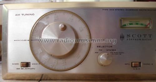 Stereomaster 333; Scott; H.H.; Maynard (ID = 760151) Radio
