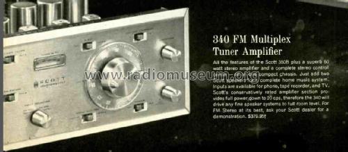 Stereomaster 340; Scott; H.H.; Maynard (ID = 2654648) Radio