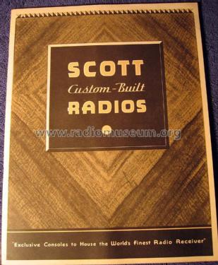 Cabinet Catalog for All Wave 23 ; Scott Radio Labs.E.H (ID = 1596648) Paper