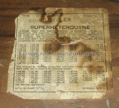 6-Tube Superheterodyne 7119; Sears, Roebuck & Co. (ID = 2749662) Radio