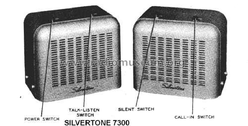 Silvertone Intercom 7300 Ch= 435.240; Sears, Roebuck & Co. (ID = 1396918) Misc