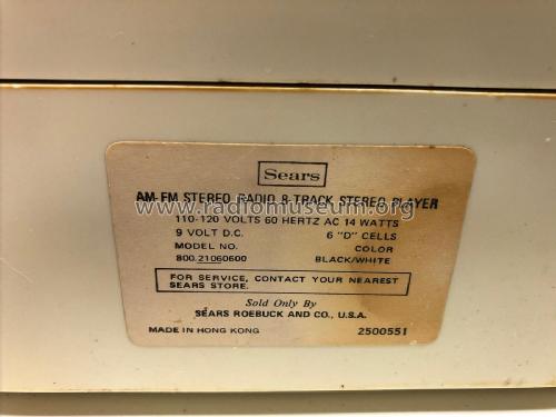 Silvertone 2106 Order= 61H 2106; Sears, Roebuck & Co. (ID = 2847904) Radio