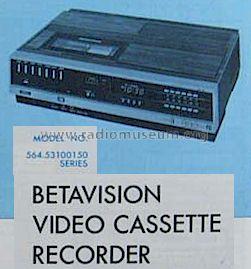 Betavision Video Cassette Recorder 564.53100150; Sears, Roebuck & Co. (ID = 1188109) Enrég.-R