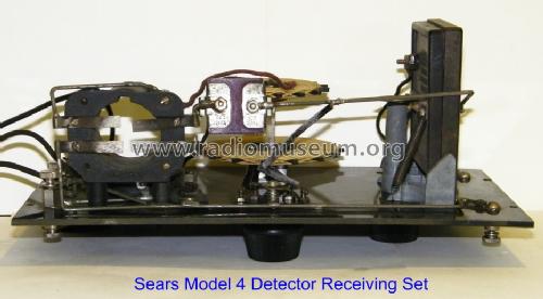 Detector Receiving Set = Crescent 1 Tube Receiver Model 4 Order= 57A 2656; Sears, Roebuck & Co. (ID = 983713) Radio