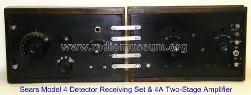 Detector Receiving Set = Crescent 1 Tube Receiver Model 4 Order= 57A 2656; Sears, Roebuck & Co. (ID = 983718) Radio