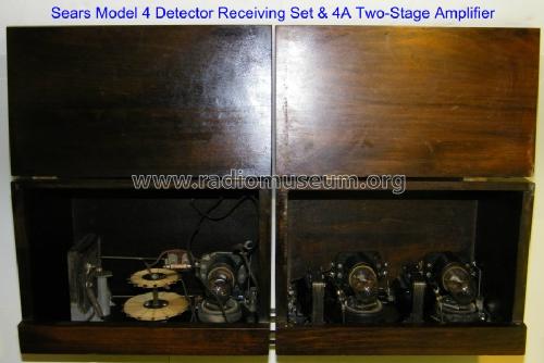 Detector Receiving Set = Crescent 1 Tube Receiver Model 4 Order= 57A 2656; Sears, Roebuck & Co. (ID = 983720) Radio
