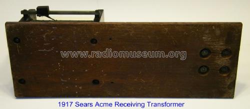 Improved Acme Receiving Transformer ; Sears, Roebuck & Co. (ID = 1233365) mod-pre26