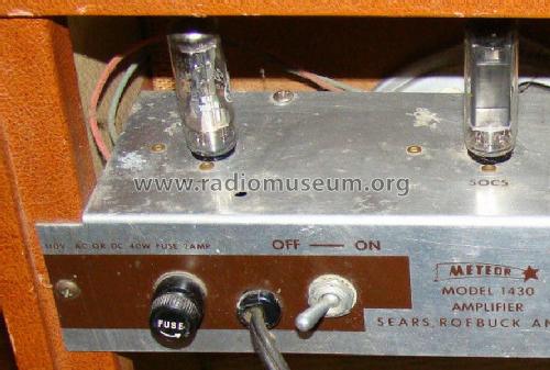 Meteor Amplifier 1430; Sears, Roebuck & Co. (ID = 1614143) Ampl/Mixer