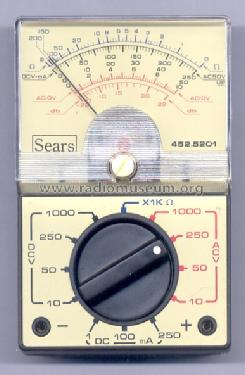 Multitester 452.5201; Sears, Roebuck & Co. (ID = 148141) Equipment