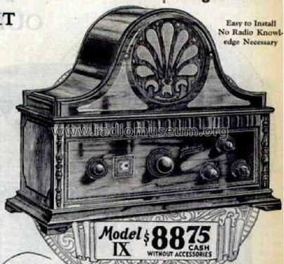 Neutrodyne Model IX; Sears, Roebuck & Co. (ID = 1539296) Radio