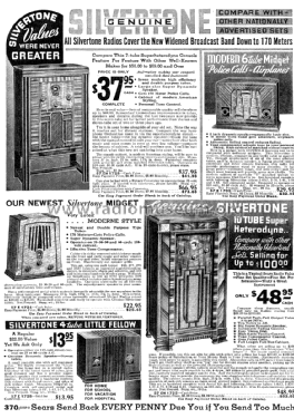 Silvertone 1725 10-Tube Superheterodyne Order= 57EM 1725; Sears, Roebuck & Co. (ID = 1267506) Radio