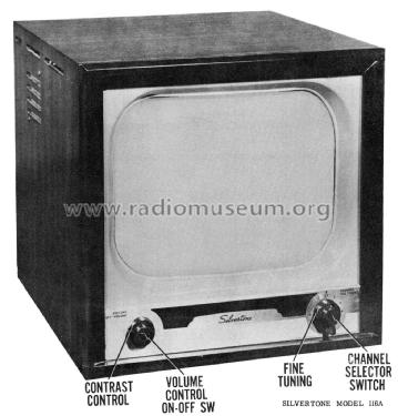 Silvertone 116 A Ch= 110.700-10; Sears, Roebuck & Co. (ID = 2014208) Television