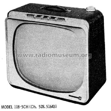 Silvertone 118-5CH, L Ch= 528.51641, -643, -645, -647; Sears, Roebuck & Co. (ID = 623930) Television