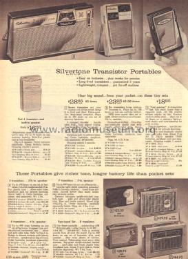 Silvertone All Transistor 500 1214 ; Sears, Roebuck & Co. (ID = 1661436) Radio