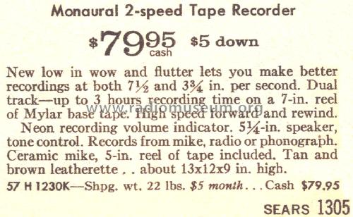 Silvertone 1230 Order=57H 1230K; Sears, Roebuck & Co. (ID = 1666153) Ton-Bild
