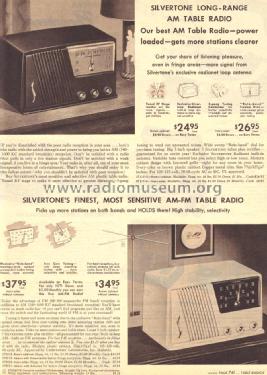 Silvertone 16 Ch= 132.844-1 Order=57E 016; Sears, Roebuck & Co. (ID = 1614661) Radio