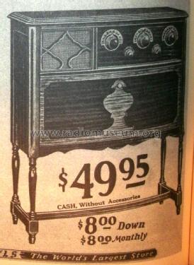 Silvertone 16 or XVI 57K2796 or 2798 ; Sears, Roebuck & Co. (ID = 1301254) Radio