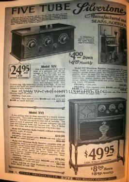 Silvertone 16 or XVI 57K2796 or 2798 ; Sears, Roebuck & Co. (ID = 1301257) Radio