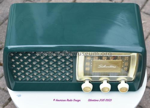 Silvertone 2015 Ch= 132.021 Order=57G 02015; Sears, Roebuck & Co. (ID = 2275096) Radio