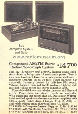 Silvertone 2056 Order=57G 2056L; Sears, Roebuck & Co. (ID = 1685476) Radio