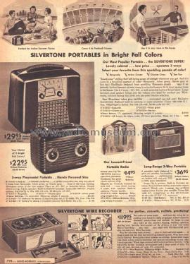 Silvertone 210 Ch= 132.880 Order=57E 0210; Sears, Roebuck & Co. (ID = 1617394) Radio