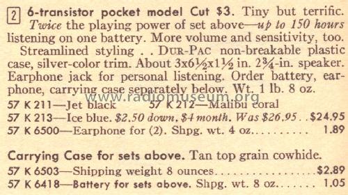 Silvertone 211 Ch= 132.43601 Order=57K 211; Sears, Roebuck & Co. (ID = 1657785) Radio