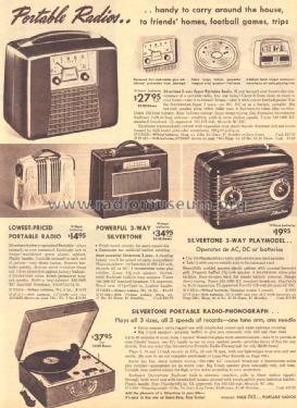 Silvertone 220 Ch= 528.173 Order=57E 0220; Sears, Roebuck & Co. (ID = 1616099) Radio
