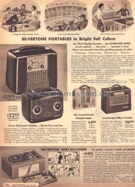 Silvertone 220 Ch= 528.173 Order=57E 0220; Sears, Roebuck & Co. (ID = 1617391) Radio
