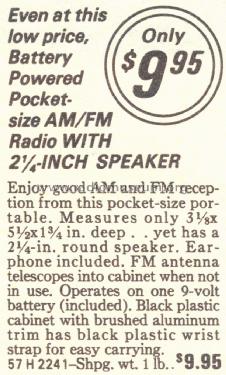 Silvertone 2241 Order= 57H 2241; Sears, Roebuck & Co. (ID = 1737001) Radio