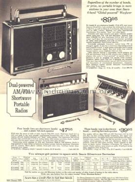 Sears 2278 4 Band Solid State Radio Ch= 564.40060; Sears, Roebuck & Co. (ID = 1677545) Radio